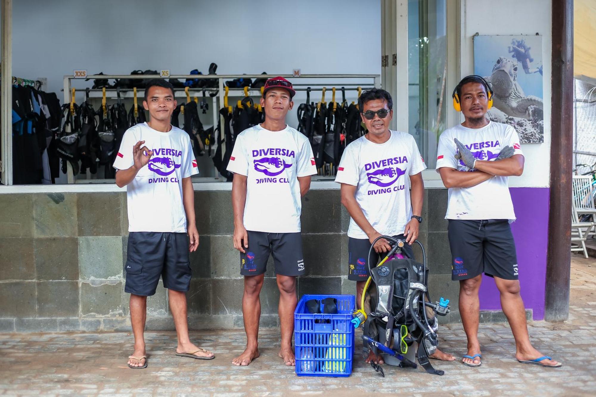 Diversia Diving Club & Bungalows Gili Trawangan Exterior foto